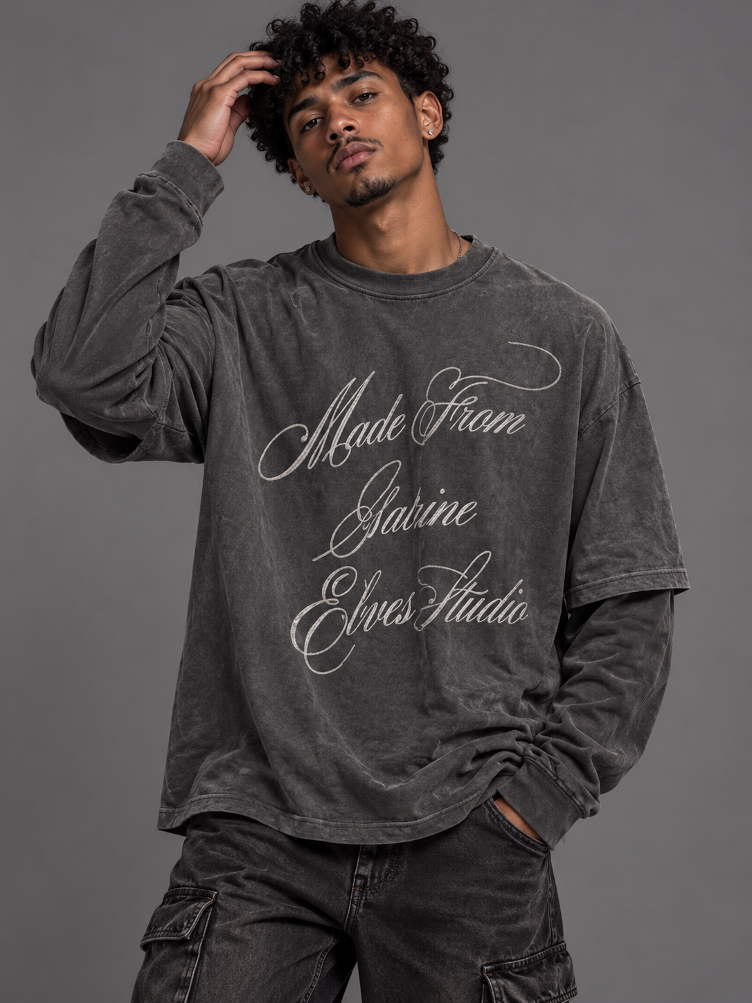 LONG SLEEVE SIGNATURE WASHED TEE 